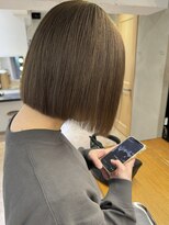 ローレン(LOREN)&nbsp;黒髪/ボブルフ/ネビージュ/小顔/ワンレン/栄/髪質改善/前髪