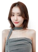韓国レイヤー顔周りカット透明感カラー髪質改善艶髪シースルー