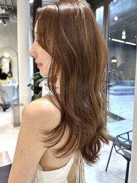 シティ(CITY) レイヤーカット ロングレイヤー 顔まわりレイヤー 韓国ヘア