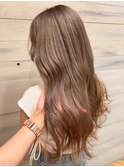 10代20代★大人かわいいダブルカラーブリーチミルクティーカラー
