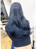 [木下]ブルーブラック！艶巻き/暗めカラー