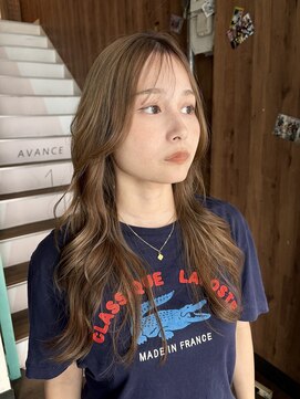 アヴァンス 天王寺店(AVANCE.) ミルクティーベージュ×透明感カラー