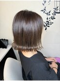 髪質改善カラー×ブラウンベージュ