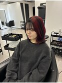 赤黒のデザインカラー