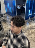 【MEN’S HAIR/サーフカール/刈り上げセンターパート/千葉】