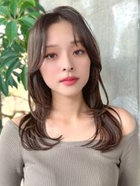 ロビー 表参道(ROBBY) ミディアムレイヤーカット/20代30代40代/顔周りカットワンカール