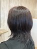 似合わせカット＋リタッチカラー＋艶トリートメント￥8000