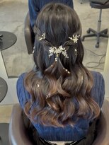 ケリーアン 太田(kelly.un)&nbsp;お呼ばれヘアアレンジ / ハーフアップ / アレンジ / 群馬太田