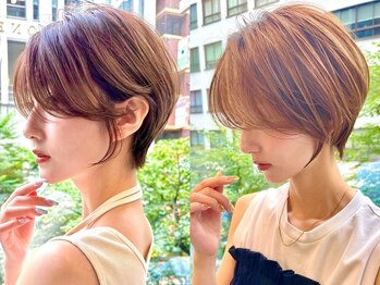 モードケイズトウキョウ 銀座店(MODEK'S TOKYO)の写真/【銀座駅近！】『顔周り』のカットで印象を変える♪似合せ×トレンドで叶える理想のショートヘアに★