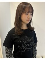 ゼン(ZEEN)&nbsp;レイヤーカット/ミルクティーベージュ