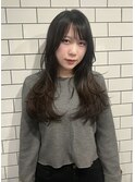 ロングハッシュカット/レイヤー　20代30代40代大人可愛い