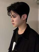 ノラ シブヤ(NORA)&nbsp;韓国マッシュショートダウンパーマガイルヘアセンターパート