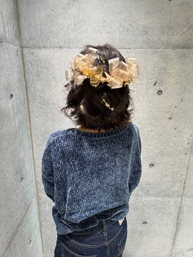 ロンドブルーム 天神大名店(Lond Bloom) ブリーチなしカラー/ヘアアレンジ/ヘアセット/福岡/10代20代30代