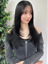ソア 京都三条河原町(SOA) レイヤーカット ブルーブラック 20代30代