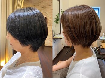 トリム クリエイティブヘアライフ(trim creative hair life)の写真/【植田/原】毎日のお手入れがラクに＆360度キレイなシルエットが叶う★カット＋炭酸ケア￥4500～