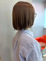 アトリエ タキ(atelier.taki)&nbsp;大人ボブ グラデーションボブ ミルクティーベージュ 内巻きボブ