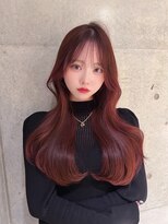 ロンドメリア 天神大名店(Lond Melia) イメチェンヘアスタイル小顔に見せるヘアココアベージュ
