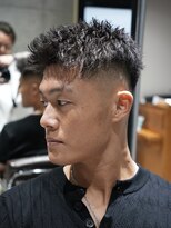 メッツ 原宿(METS) MEN'S/ツイストピンパーマ×フェード/メンズパーマ