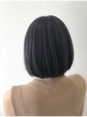 #切りっぱなしボブ#ミニボブ#ブリーチなし#ぱつっとボブ