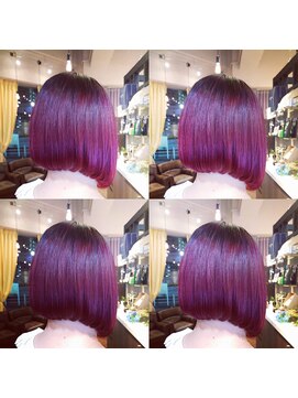 ウノプリール 京橋店(uno pulir) グラデーションベリーピンク