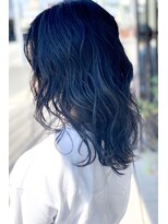 ヘアメイク エイト キリシマ(hair make No.8 kirishima)&nbsp;《hair make No.8》コバルトブルージュ　3Lv・担当中村