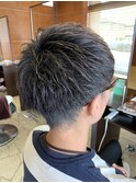 束感マッシュショート