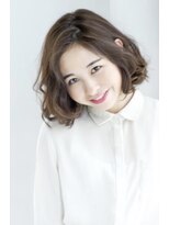 ロンドフルール 大宮東口(Lond fleur)&nbsp;【林　飛夕也】毛先パーマでゆるふわ♪耳にかけても可愛いボブ☆