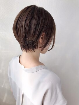 トータルビューティーハウス フラップ ミチ 野田店(total beauty house flap MICHI) 耳かけショートボブ