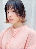 Aラインボブ/マロンベージュ/ニュアンスマッシュ[東銀座/銀座]