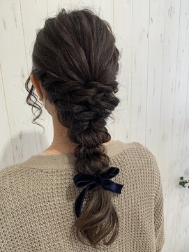 ヘアー ルセロ アット プリム(hair lucero @ prim) 編みおろしヘア