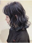 シルバーアッシュ×ミディアムウェーブ