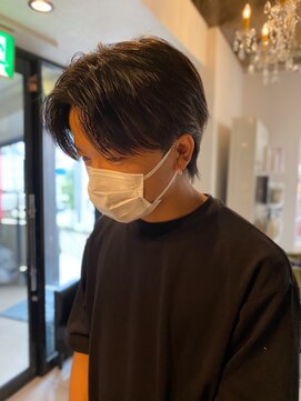 アイズ 海老名(AIZU) センターパートツイストスパイラルパーマ波巻きスパイラルパーマ