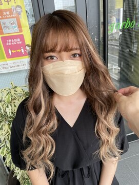 ガルボヘアー 名古屋栄店(garbo hair) #ガルボ#プルエクステ#グラデーション10代#名古屋#ハイライト
