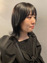 キティン 吉祥寺(kitin)&nbsp;《kitin吉祥寺》顔周りカット　ブルーブラック