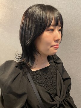 キティン 吉祥寺(kitin) 《kitin吉祥寺》顔周りカット　ブルーブラック