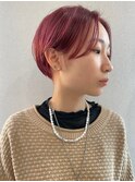 ショートスタイル / ワインレッド