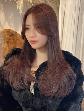 ユニ 表参道(uni) 10代20代30代/韓国風くびれレイヤーカット/ヨシンモリエギョモリ