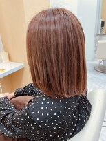 ヘアポジション 自衛隊通(HAIR Position) ピンクベージュボブ