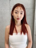 キャロルガーデンズ ボコカ 表参道(Carroll Gardens bococa)&nbsp;レッド/ロング/バング【azu】