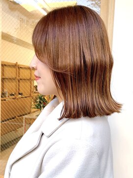 セイドット リー(Say. Ree) Say.切りっぱなしボブ結べるボブミルクティーロブぱっつんボブ