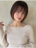 みねスタイル♪ 前下がり ひし形 ショートボブ 30代 40代 50代