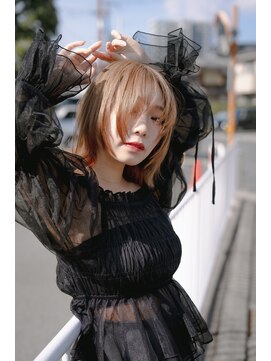 ヴォーチェ フォーヘアー(VOCE for hair) レイヤーボブ×ベージュカラー