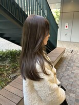 韓国へア/レイヤー/顔周り/ボブ/透明感カラー