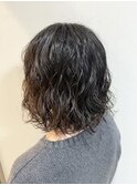 広瀬すずみたいなボブパーマ