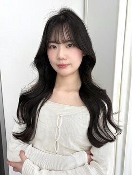 ユーフォリア 渋谷グランデ(Euphoria SHIBUYA GRANDE) ダークグレー　透明感　地毛風カラー　暗髪