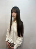 大人可愛い透明感うる艶ストレート×黒髪暗髪20代30代40代