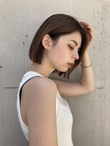 ヴィオットバイサロン(Viot by Salon)&nbsp;ヘイリーボブ 切りっぱなしボブ 肩ラインボブ 縮毛矯正 20代30代
