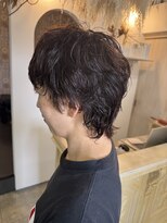 メロウ(mellow)&nbsp;大人女性のショートウルフパーマ★