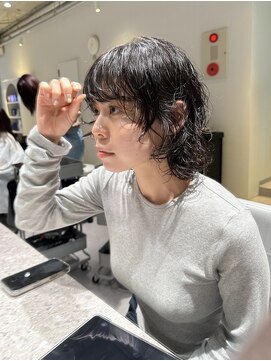 アム(amu) ウルフパーマ/パーマウルフ/ボブウルフ/ウルフボブ/ボブパーマ