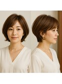 ミセスエレガントナチュラルボブ 20代 30代 40代 50代 60代